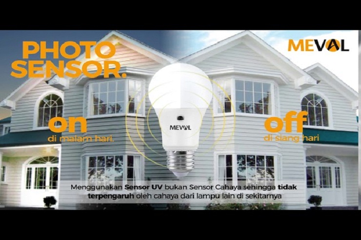 Ciptakan Lampu Otomatis Dengan Lampu LED Meval Photo Sensor