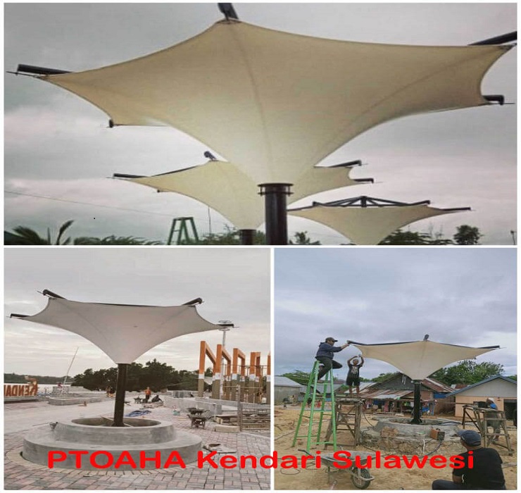 Percantik Bangunan dan Rumah Dengan Tenda Membrane Yang Futiristic