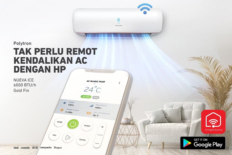 Keunggulan Smart AC Neuva Pro dari Polytron