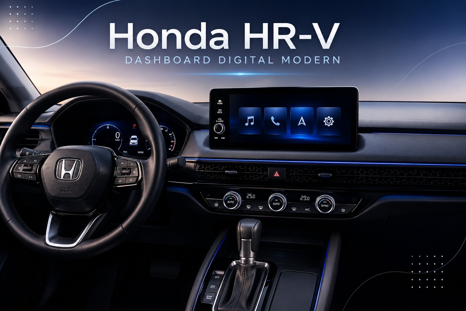 Fitur Dashboard Digital Honda HR-V Terbaru 2025: Analisis Desain Dashboard Honda HR-V Dengan Layar Digital Modern