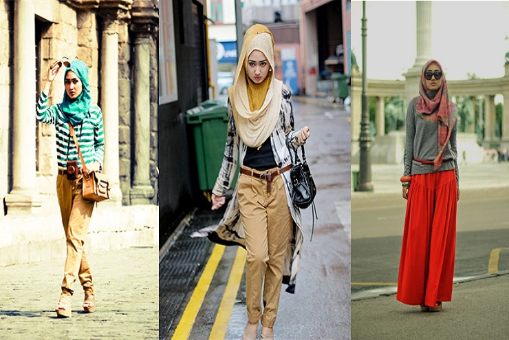 5 Fashion Baju Muslim Hijab Street Style yang Bisa di Tiru 