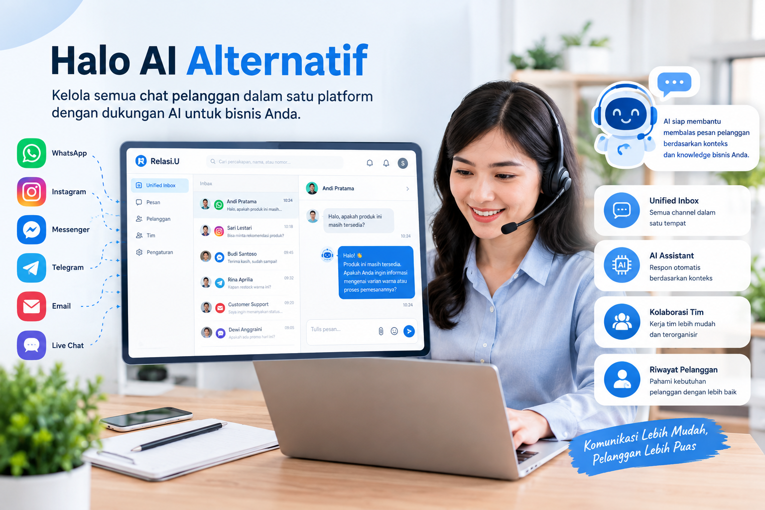 Perkembangan AI dalam Customer Service dan Pilihan Platform untuk Bisnis