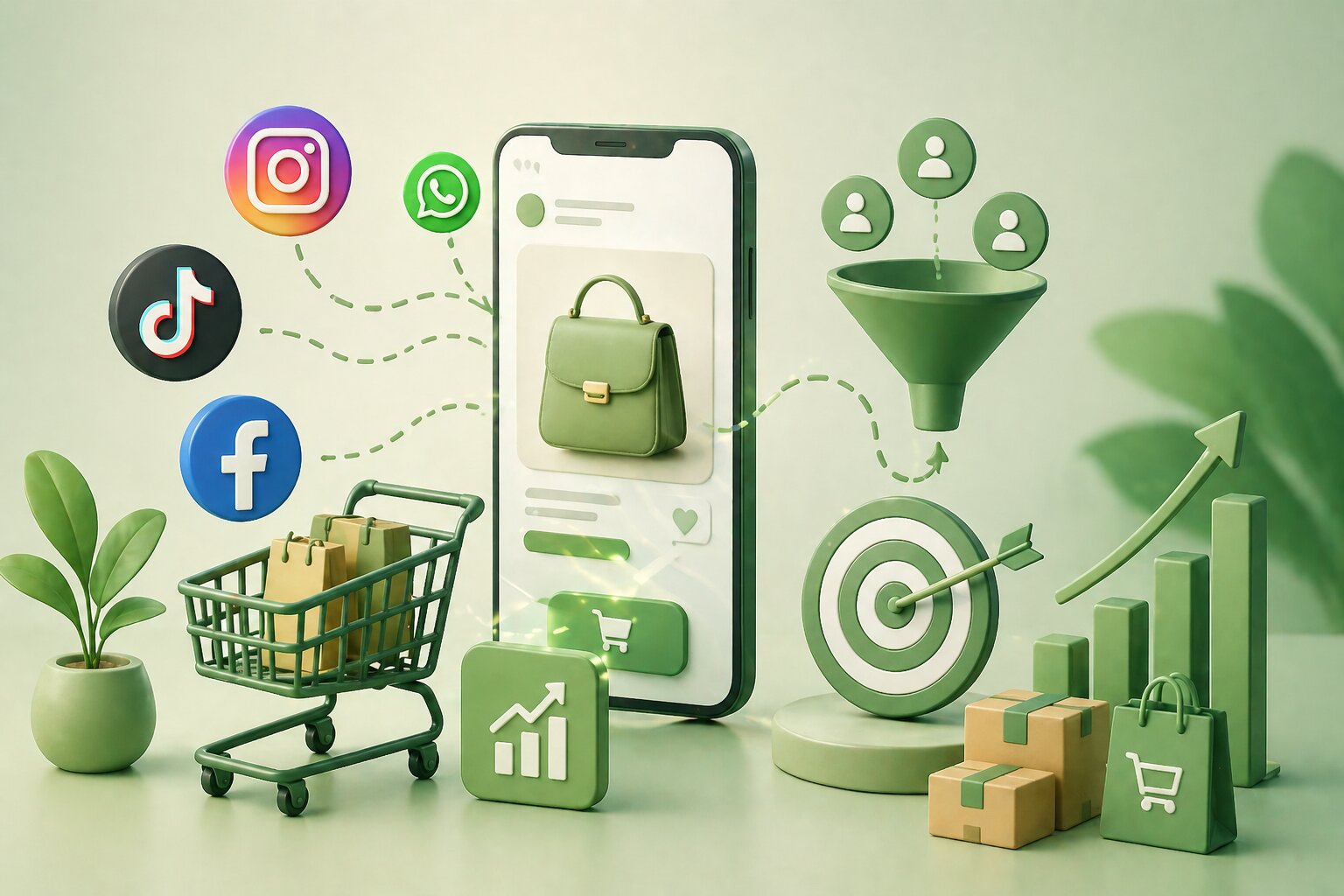 Strategi Social Media Marketing untuk Meningkatkan Konversi Toko Online E-Commerce Secara Berbasis Data dan Perilaku Konsumen Digital