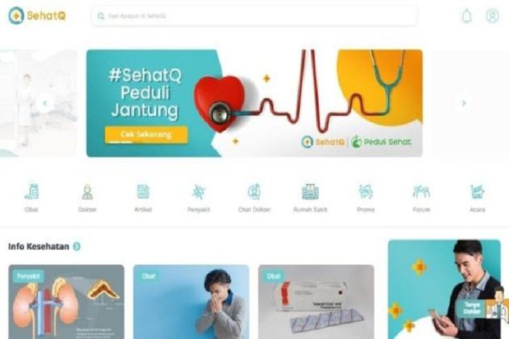 SehatQ dengan Beragam Fitur Unggulan dan Kemudahan Mendapatkan Fasilitas Kesehatan